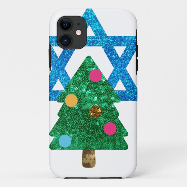 Fortsetzung Christmukah hanukkah Case-Mate iPhone Hülle (Rückseite)