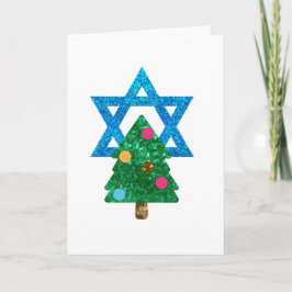 Fortsetzung Christmukah hanukkah Feiertagskarte