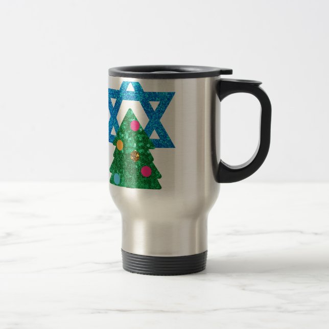 Fortsetzung Christmukah hanukkah Reisebecher (Rechts)