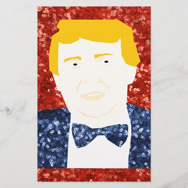 Fortsetzung der Donald Trump Briefpapier (Vorderseite)