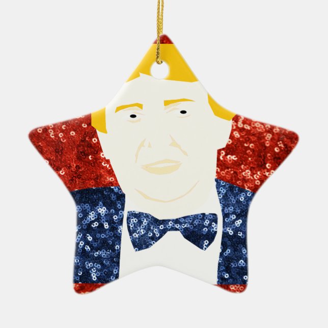Fortsetzung der Donald Trump Keramikornament (Vorne)
