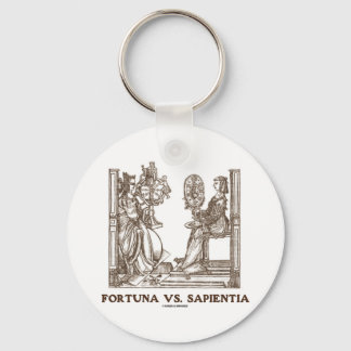 Fortuna vs. Sapientia (Holzgravur aus dem 16. Jahr Schlüsselanhänger