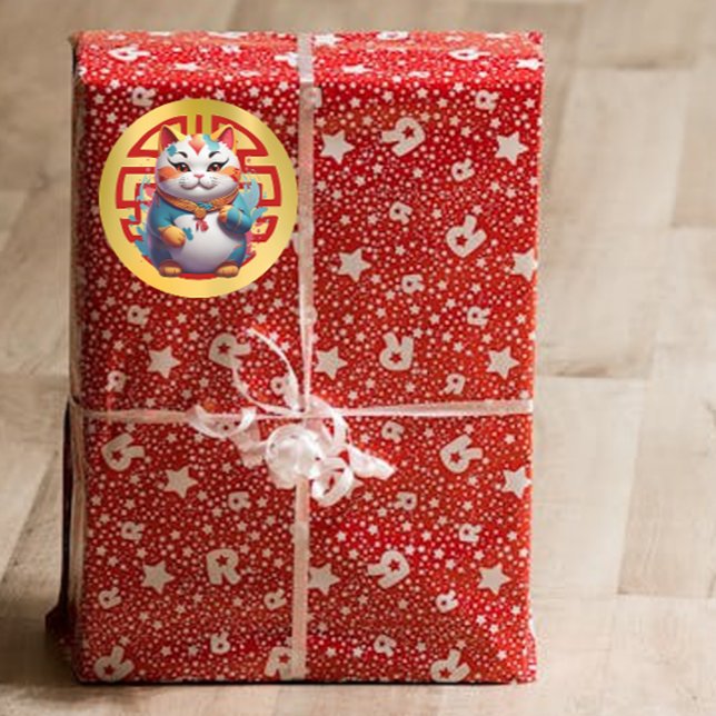 Fortune Cat Chinese New Year Stickers (Von Creator hochgeladen)