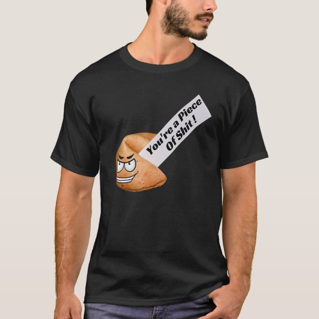Fortune Cookie Sarcastic Fortune Cookie Design T-Shirt (Vorderseite)