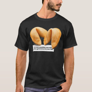 Fortune Cookie Sprichwort Chinesisches Lebensmitte T-Shirt