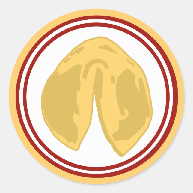 Fortune Cookie Sticker (Vorderseite)
