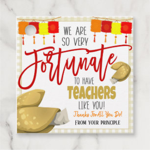 Fortune Cookie Teacher Vielen Dank Geschenk Tag Geschenkanhänger