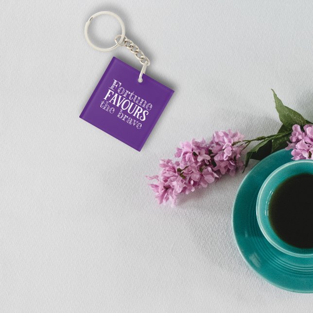 Fortune favorisiert Skripttypografie Akryllischer  Schlüsselanhänger (Von Creator hochgeladen)