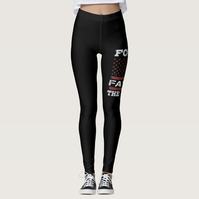 Fortune Favors The Brave Leggings (Vorderseite)