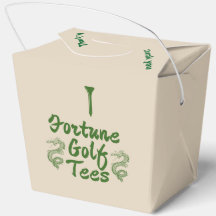 'Fortune Golf Tees' Takeout-Boxen Lustige Partyges