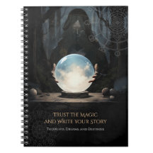 Fortune Teller Crystal Ball-Notebook