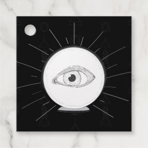 Fortune Teller Eye Seer Esoteric Crystal Ball Geschenkanhänger