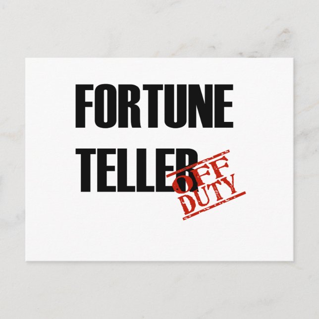 FORTUNE TELLER LIGHT POSTKARTE (Vorderseite)
