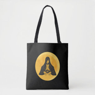 Fortune Teller Magic Ball Moon Tote Tag