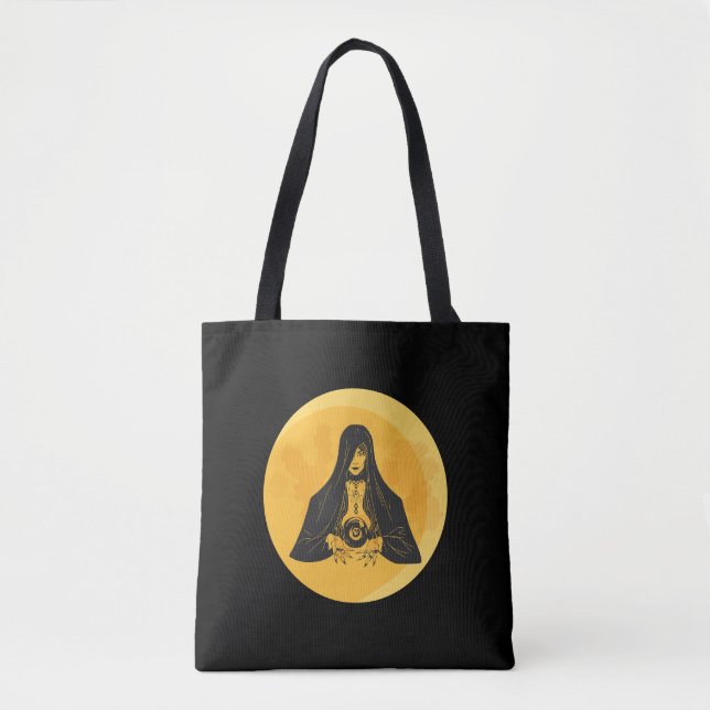 Fortune Teller Magic Ball Moon Tote Tag (Vorderseite)