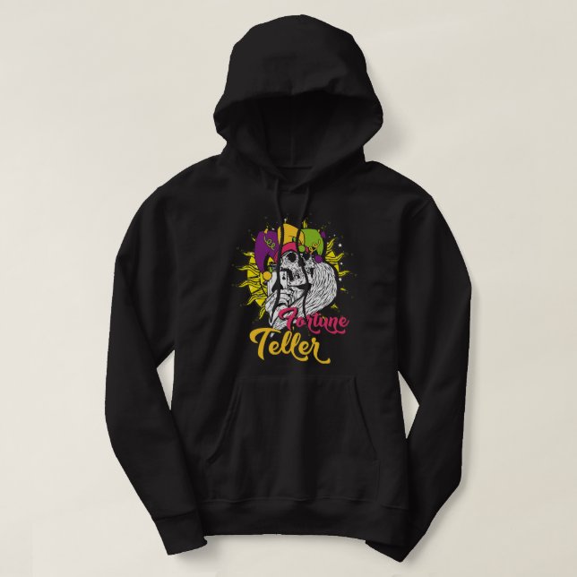 Fortune Teller Magic Occult Tarot Cards Hoodie (Design vorne)