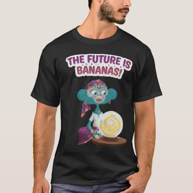 Fortune teller monkey T-Shirt (Vorderseite)