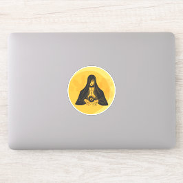 Fortune Teller Moon Halloween Aufkleber