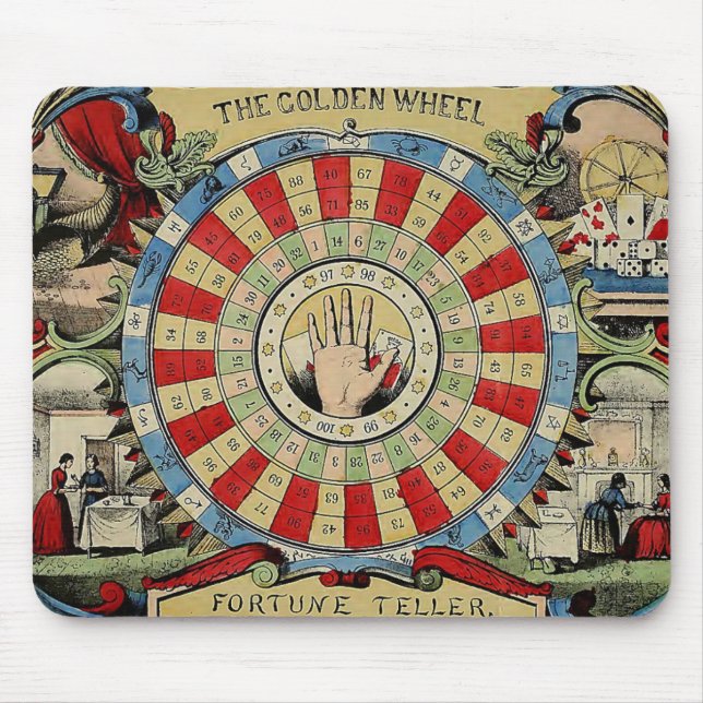 *FORTUNE-TELLER/MYSTIC/PALM READER'S* MOUSEPAD (Vorne)
