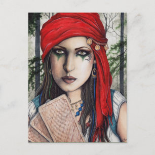 Fortune Teller Tarot Postkarte