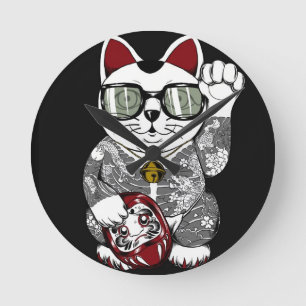 Fortune Time Runde Wanduhr