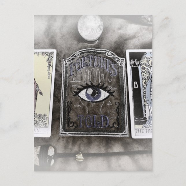 Fortunes Told Postkarte (Vorderseite)