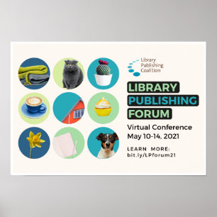 Forum 2021 für Bibliotheksveröffentlichung - 19" x Poster