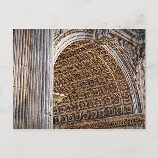 Forum Arch of Septimius Severus Postcard Postkarte (Vorderseite)