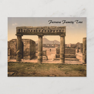 Forum, Pompeji, Kampanien, Italien Postkarte