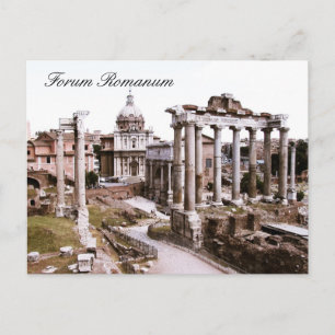 Forum Romanum, Rom, Italien Postkarte