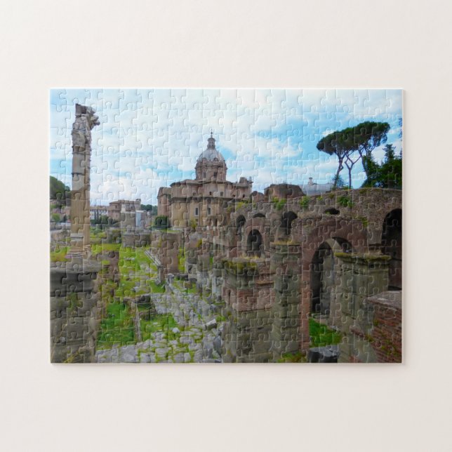 Forum Romanum , Rom, Italien. Puzzle (Horizontal)