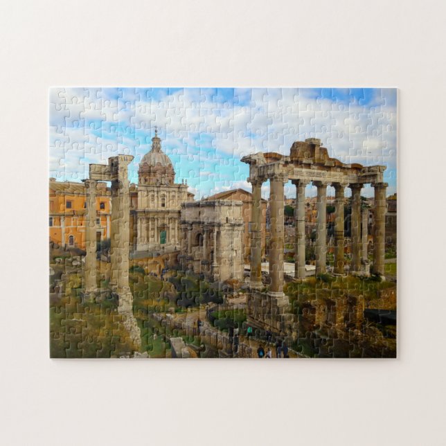 Forum Romanum , Rom, Italien. Puzzle (Horizontal)