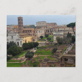 Forum Romanum und Kolosseum Postkarte