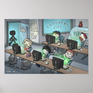 Forumwarz Internet Cafe Poster
