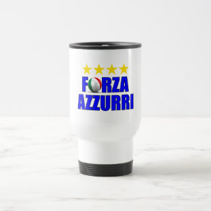 Forza Azzurri 4 Weltfußball-Weltmeister Reisebecher