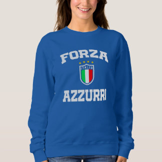 Forza Azzurri Italia Jersey 2021 Football Funs T-S Sweatshirt
