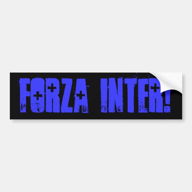 Forza Inter-! Autoaufkleber (Vorne)