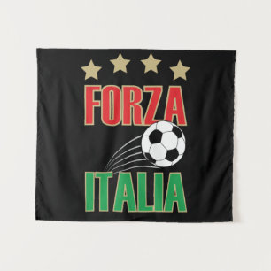 Forza Italia Fußball Italien Wandteppich