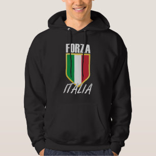 Forza Italia Italia Flag Soccer Hoodie