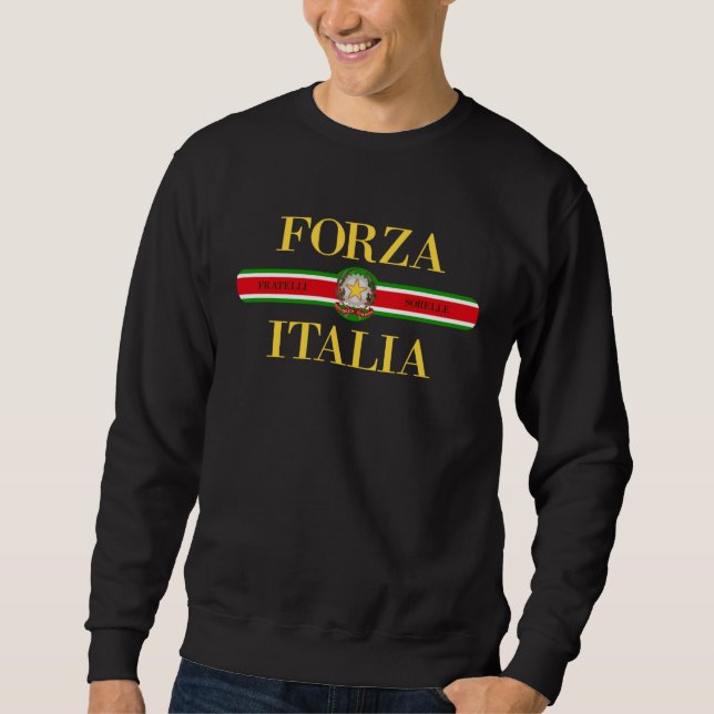 Forza Italia Los Forwards Italy Sport Football 202 Sweatshirt (Vorderseite)