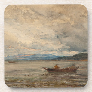 Fos, Environs de Martigues - Félix Ziem Getränkeuntersetzer