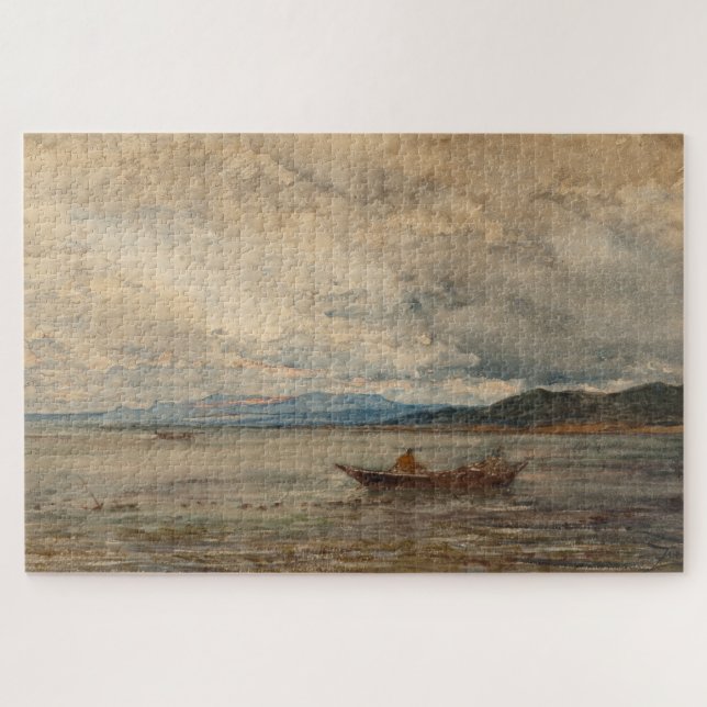 Fos, Environs de Martigues - Félix Ziem Puzzle (Horizontal)