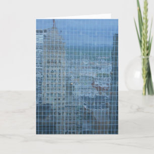 "Foshay Tower Reflection" Gratulationskarte Karte
