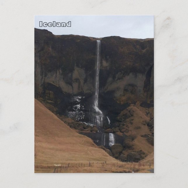 Foss á Siðu, Süd-Island Postkarte (Vorderseite)