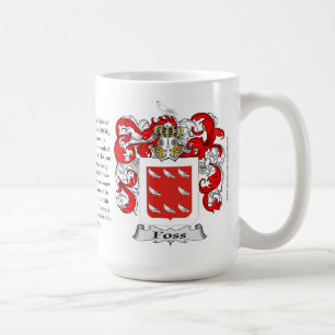 Foss, der Ursprung, die Bedeutung und das Wappen Kaffeetasse