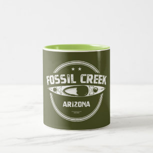 Fossil Creek Arizona Kayaking Zweifarbige Tasse