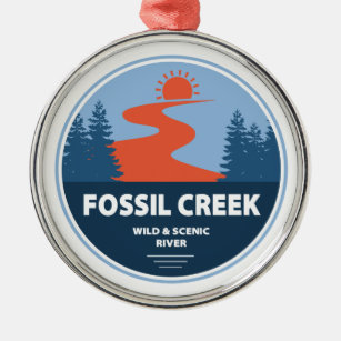 Fossil Creek Wild und Landschaftlicher Fluss Arizo Ornament Aus Metall