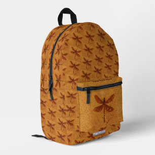 Fossil Dragonfly Bedruckter Rucksack