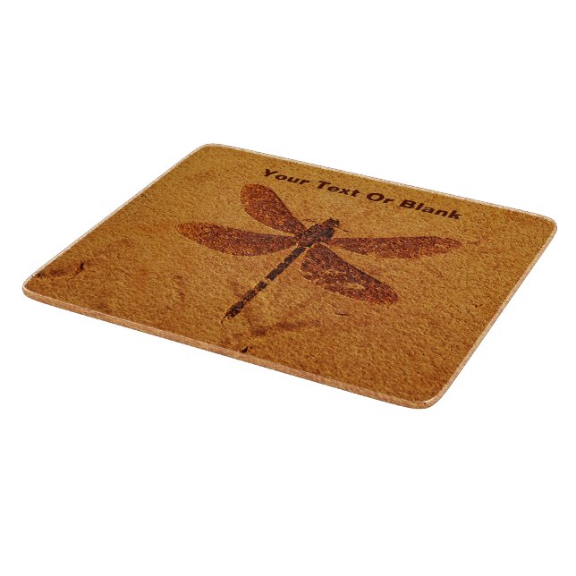 Fossil Dragonfly Schneidebrett (Ecke)