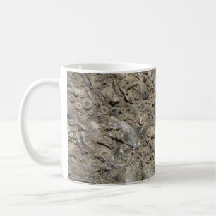Fossil-Hash-Kalkstein-Druck Tasse